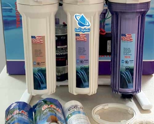 تعویض فیلتر تصفیه آب سافت واتر Soft Water