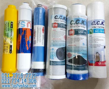 قیمت پک کامل فیلتر تصفیه آب 6 مرحله ای