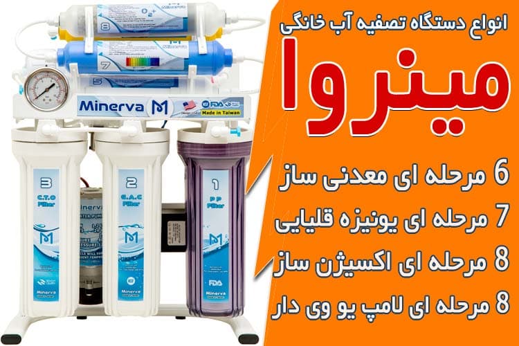 انواع دستگاه تصفیه آب خانگی