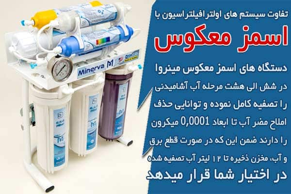 تفاوت اسمز معکوس و اولترا فیلتراسیون