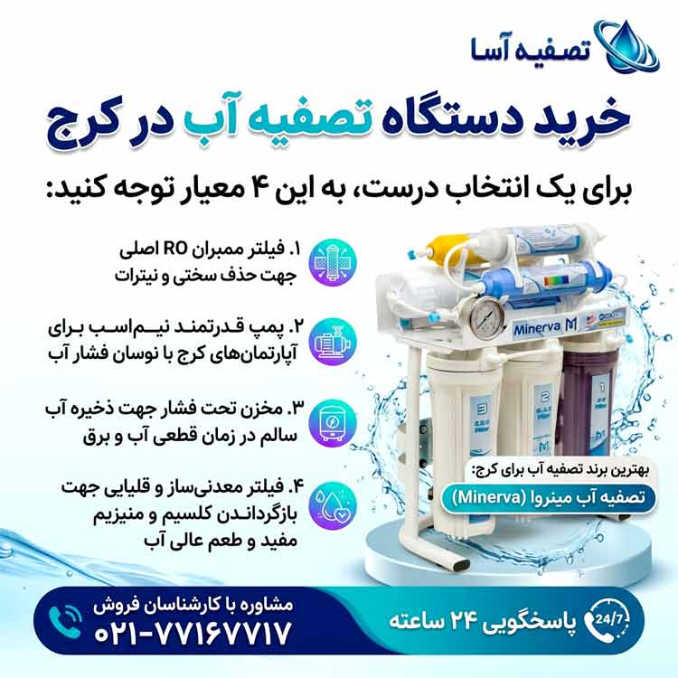 خرید دستگاه تصفیه آب در کرج