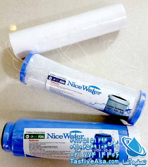 فیلتر پیش تصفیه آب شیرین کن آب تصفیه کن خانگی خونگی 1 2 3 نایس واتر Nice Water