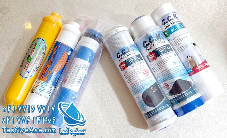 پک کامل فیلتر تصفیه آب شش مرحله ای