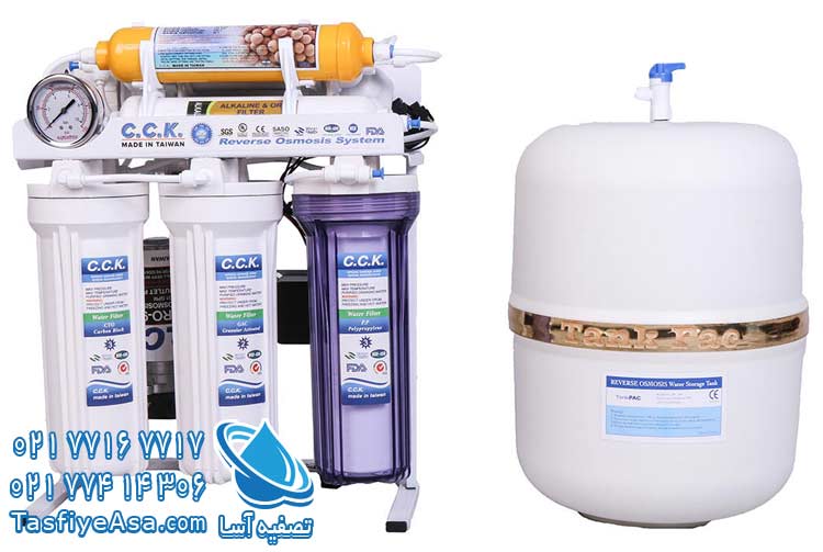 دستگاه تصفیه آب خانگی پمپ و مخزن دار برقی