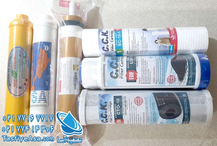 قیمت تعویض پک کامل فیلتر تصفیه آب با ممبران ژاپنی