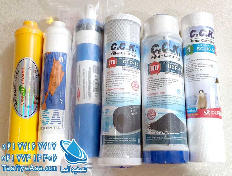 قیمت فیلتر تصفیه آب 6 مرحله ای